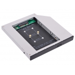 аксессуар для ноутбука Espada MS12, dvd slim 12.7mm to hdd (mini sata to msata)