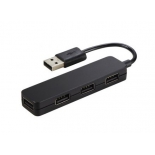 USB-концентратор Hama Slim (00012324) черный