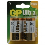 батарейка GP Ultra Alkaline 13AU (2 батарейки типоразмера D)