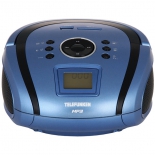 магнитола Telefunken TF-SRP3449 (синий с черным)