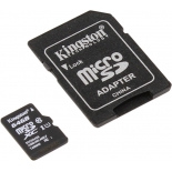карта памяти Kingston SDCS/64Gb (с адаптером)