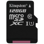 карта памяти Kingston SDCS 128GB черная