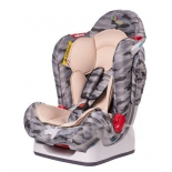 автокресло детское Liko Baby LB-510 (до 25 кг), серое/камуфляж