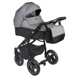 коляска Vikalex 2 в 1 Cochinella linen серая