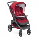 коляска Chicco 2 в 1 Stylego Up Crossover Passion красная