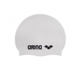 шапочка плавательная Arena Classic Silicone Cap белый/черный 91662 15