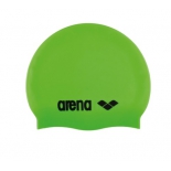 шапочка плавательная Arena Classic Silicone JR Acid lime/black 91670 65 (силиконовая)