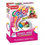 средство для стирки Paclan COLOR Expert 2 в 1 (салфетки против окрашивания белья + пятновыводитель)