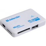 устройство для чтения карт памяти Defender COMBO TINY (встроенный USB-хаб на 3 порта)