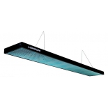 светильник потолочный Longoni Compact, бирюзовый отражатель (287х31х6 см) черный