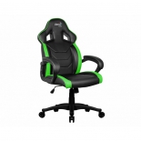 игровое компьютерное кресло Aerocool AC60C AIR-BG, черно-зеленое