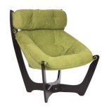 кресло мягкое Мебель Импэкс Модель 11 каркас венге, обивка Verona Apple green