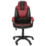 компьютерное кресло TetChair Нео 2, черное/бордо