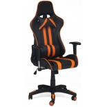 игровое компьютерное кресло TetChair iCar, черное/оранжевое