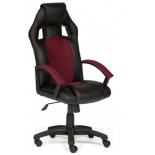 компьютерное кресло Tetchair DRIVER 36-6/13, черный/бордо