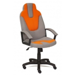 компьютерное кресло TetChair NEO3 ткань С27/С23, серый/оранжевый