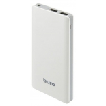 аккумулятор универсальный мобильный Buro RCL-10000-WG 10000mAh, белый/серый