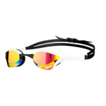 очки плавательные Arena Cobra Ultra Mirror Silver/White/красный, 1E032 515