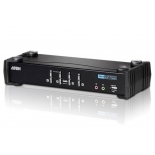 KVM-переключатель ATEN CS1764A-AT-G (DVI, USB, 2x miniJack)