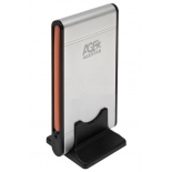 корпус для жесткого диска AgeStar SUB2A1 (2.5'', miniUSB2.0b), серебристый