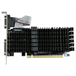 видеокарта GeForce Gigabyte GeForce GT 710 954Mhz PCI-E 2.0 1024Mb 1800Mhz 64 bit DVI HDMI HDCP Silent