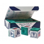 мел для бильярда Weekend Billiard Silver Cup (12 шт) green
