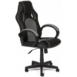 игровое компьютерное кресло TetChair Рейсер GТ, черное/серое