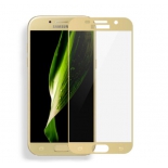 защитное стекло для смартфона Glass PRO Samsung A5 (2017) Full Screen 3D, золотое