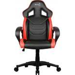 игровое компьютерное кресло Aerocool AC60C AIR-BR, черно-красное