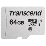 карта памяти Transcend TS64GUSD300S-A 64Gb (c адаптером)