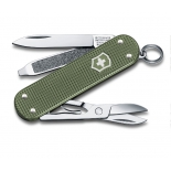нож перочинный Victorinox Classic Alox (58 мм, 5 функций, алюминиевая рукоять), зелёный