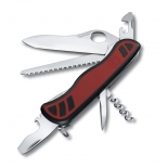 нож перочинный Victorinox Forester 0.8361.MC (111 мм, 10 функций, с фиксатором лезвия), красный с чёрным