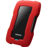 внешний жёсткий диск Adata AHD330-1TU31-CRD 1Tb, красный