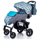 коляска Babyhit Travel Air, серо-синяя