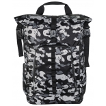 рюкзак городской для ноутбука Hama Roll-Top 15.6 grey/camouflage