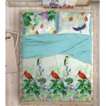комплект постельного белья Love Me перкаль, евро, нав. 70х70*2 и 50х70*2, Tropic