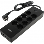 сетевой фильтр Orico (HPC-8A5U-BK) черный