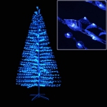 новогодняя елка Дерево светодиодное Торг-Хаус LED-Ель-лиственница синяя, 150 см, 480 светодиодов DTL-480-1,5-B