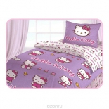 комплект постельного белья Hello Kitty 1,5-спальный, наволочка 50/70, ранфорс