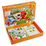 настольная игра 3D ходилка Умка Мимимишки