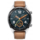Умные часы Huawei Watch GT Steel Hybrid Strap, серые/коричневые