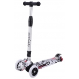 трехколесный самокат SportElite SE420 (4-х колесный) граффити