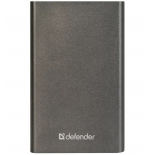 аккумулятор универсальный Defender ExtraLife 4000B Li-pol, 1 USB, 4000 mAh, 2.1A (83619)