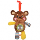 игрушка для малыша Музыкальная подвеска-погремушка Жирафики Мишка