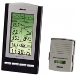 метеостанция Hama EWS-800, серебристо-черная