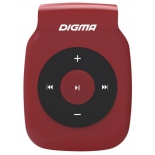 аудиоплеер Digma P2, красный/черный