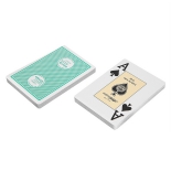 игральные карты Fournier 2818 Casino Europe, 100% пластик, зеленые