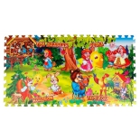 коврик напольный Играем вместе русские сказки, 8 сегментов 31.5x31.5 см (FS-RUS)