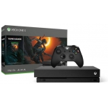 игровая приставка Microsoft Xbox One X 1Тб CYV-00106 с игрой Shadow of the Tomb Raider, черная
