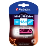 usb-флешка Verbatim Mini Neon Edition 49396 розовая/рисунок